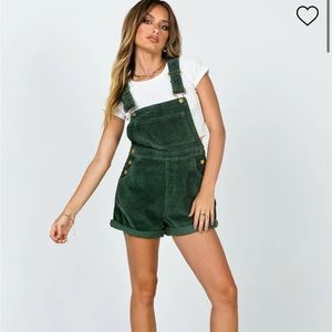 Princess Polly Kacy Overalls Khaki